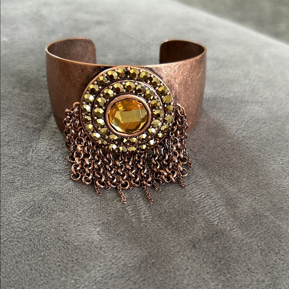Heidi Klum Intimates Copper and Gold Bracelet